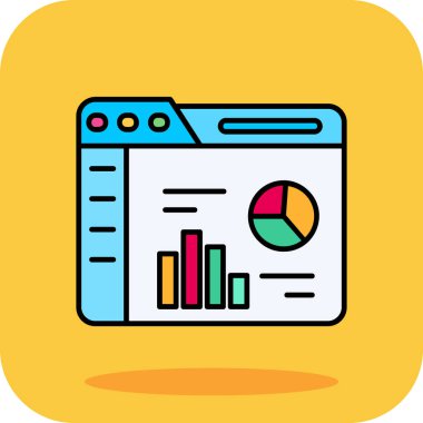 İş Analizi simge vektör çizim