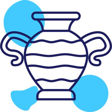 Sürahi. Web simgesi basit illüstrasyon