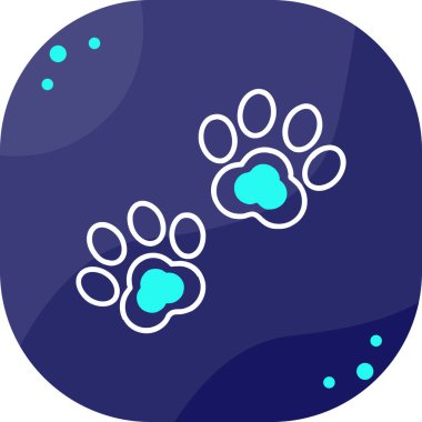 Doldurulmuş hayvan köpek hayvan ikonu - taslak biçimi