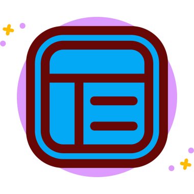 Modern eğitim ikonunun vektör illüstrasyonu