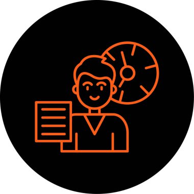 man simgesi vektör illüstrasyonu