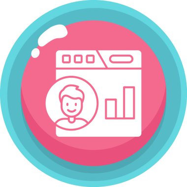 Çamaşır makinesi. Basit resimleme