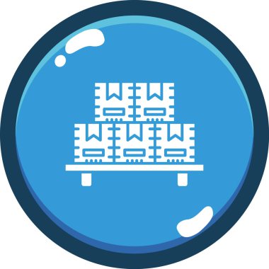 Modern çiftlik simgesinin vektör illüstrasyonu