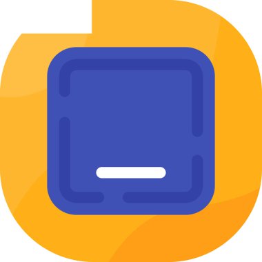 Bir belgenin modern bir simgesinin vektör çizimi