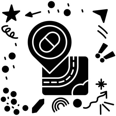 Moda biçimi izole edilmiş uydu simgesi