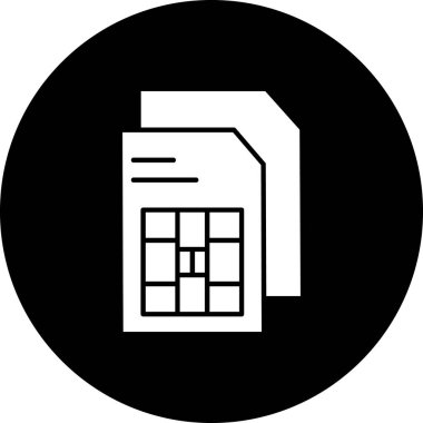 dosya dizini simgesi, vektör illüstrasyonu