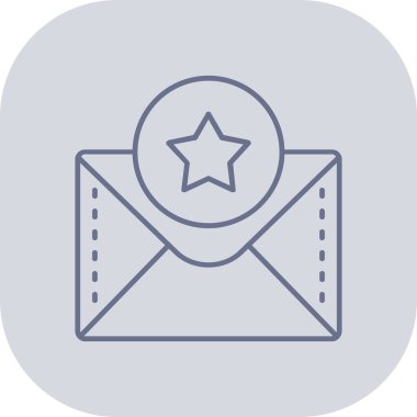 e-posta simgesi ana hat biçiminde