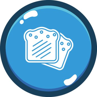 Yemek. Web simgesi basit illüstrasyon