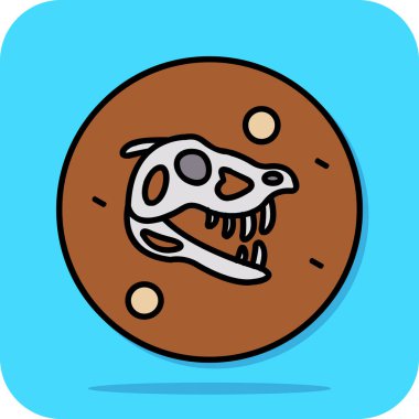 hayvan simgesi vektör illüstrasyonu