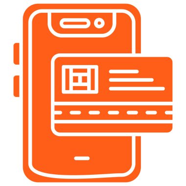 Akıllı telefon. Web simgesi basit illüstrasyon