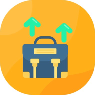 iş yönü simgesi düz biçimli