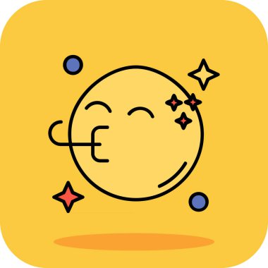 emoji yüz simgesi tasarım vektörü