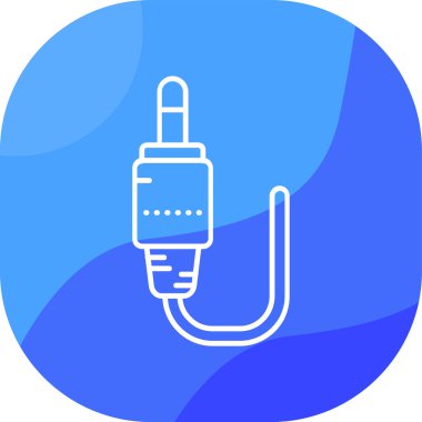 elektrik dolgu ikonu vektör illüstrasyonu