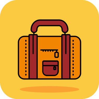 çanta çanta çanta simgesi - taslak biçimi