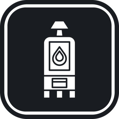 Gaz simgesinin vektör illüstrasyonu