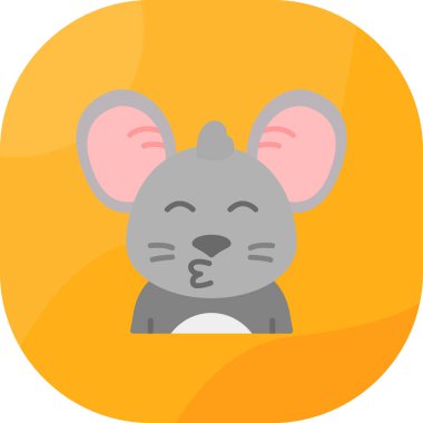 bir fare simgesi vektörünün düz tasarımı