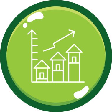 Emlak simgesi vektör illüstrasyonu