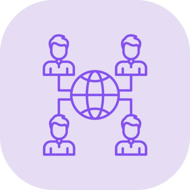 genel ağ simgesi çizimi