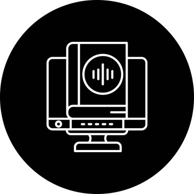 Bilgisayar. Web simgesi basit illüstrasyon