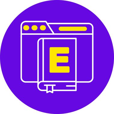 Modern dizüstü bilgisayar simgesinin vektör illüstrasyonu