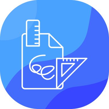 Boya Fırçası. Web simgesi basit illüstrasyon