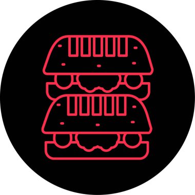 yiyecek ikonu vektör illüstrasyonu