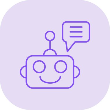 Konuş. Web simgesi basit tasarım