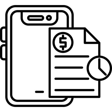 para cep telefonu simgesi, özet biçimi