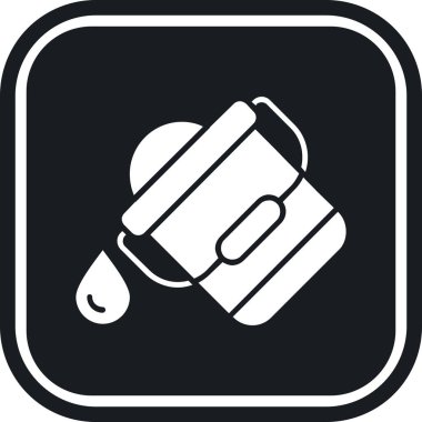 Çanta. Web simgesi basit illüstrasyon