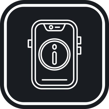 akıllı telefon simgesi vektör illüstrasyonu