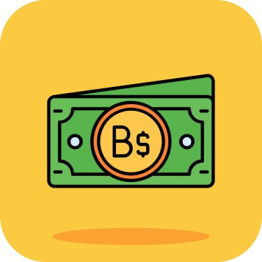 para vektörü düz renk simgesi