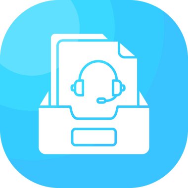 çağrı merkezi simgesi, vektör illüstrasyonu