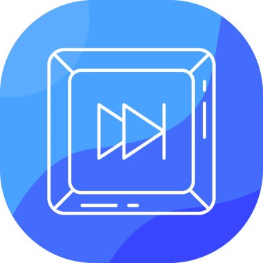 Müzik çalar simgesinin vektör illüstrasyonu