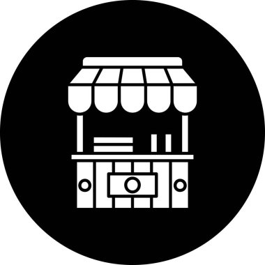 Bir kahve simgesinin vektör çizimi