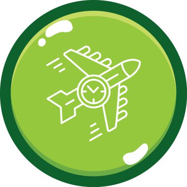 Uçak. Web simgesi basit illüstrasyon