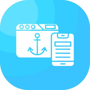 seo modern simgesinin vektör illüstrasyonu