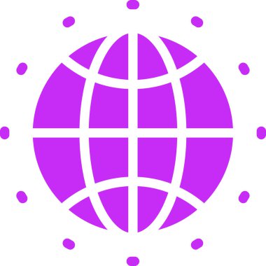 Toprak. Web simgesi basit illüstrasyon