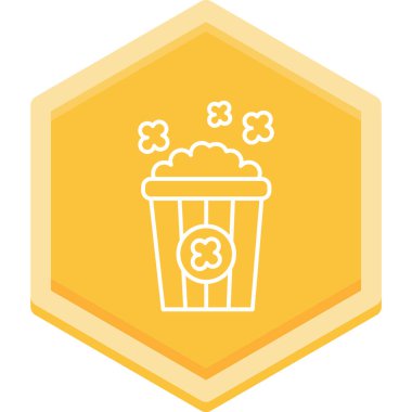 vektör patlamış mısır resimleme