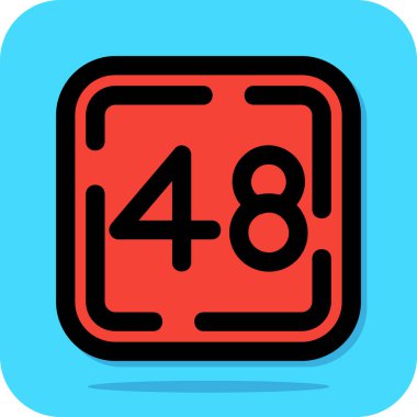 Tam biçimli 45 saatlik servis simgesi