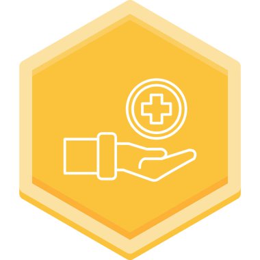 ilk yardım vektör simgesi