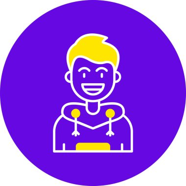 İnsan simgesinin vektör illüstrasyonu