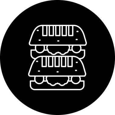 Gıda ikonunun vektör çizimi, gıda kavramı