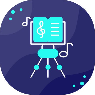 Müzik simgesinin vektör illüstrasyonu