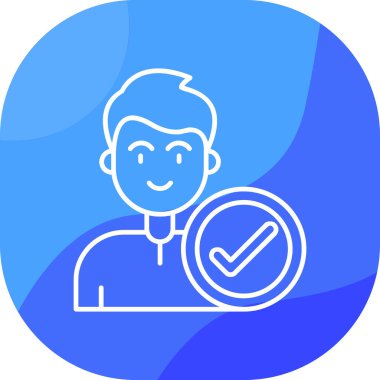 İnsan avatarı. Basit tasarım