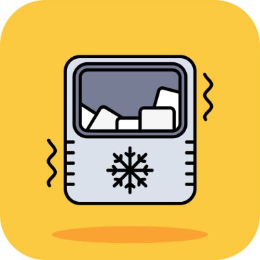 kar sıcaklığı renk simgesi