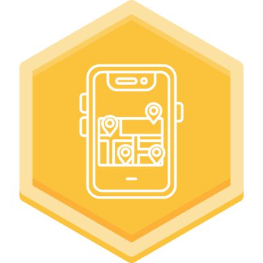 akıllı telefon simgesi vektör çizimi