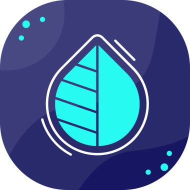 Yaprak ikonu vektör illüstrasyonu