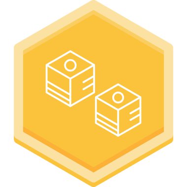 veritabanı. Web simgesi basit illüstrasyon