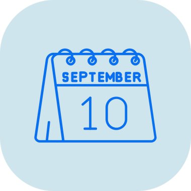 Takvim simgesinin vektör illüstrasyonu