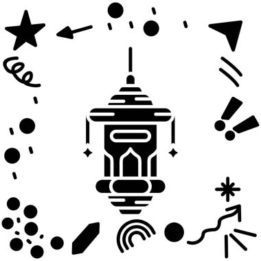 Bir roketin vektör çizimi